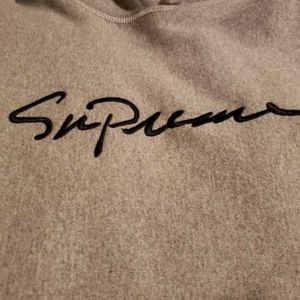 Authentic Supreme Script Hoodie